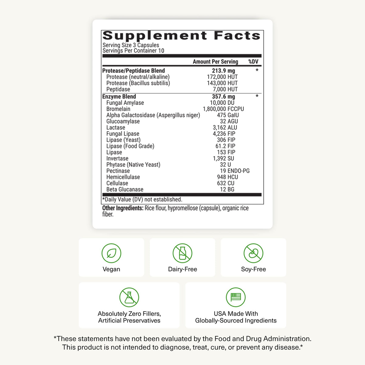 Buy supplements BIOptimizers MassZymes - Complete Digestive Enzymes Supplement for Gut Health - Bloating Relief for Men and Women - Lipase Amylase Bromelain Digestive Enzymes (30 Capsules) - Vitaza UK Supplements UK