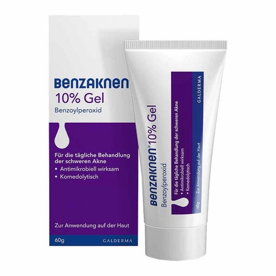Buy Benzaknen® 10% gel for moderate to severe acne, 60 g - Vitaza UK Supplements UK