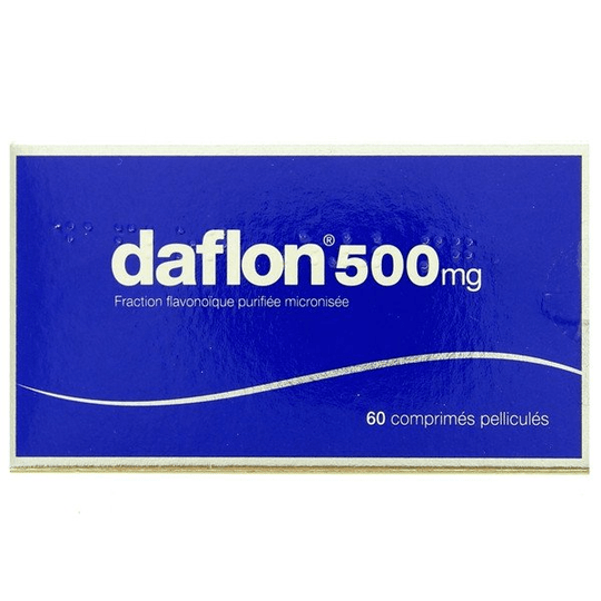 Buy DAFLON 500 mg - Micronized flavonoid fraction 60 Tabs - Vitaza UK Supplements UK