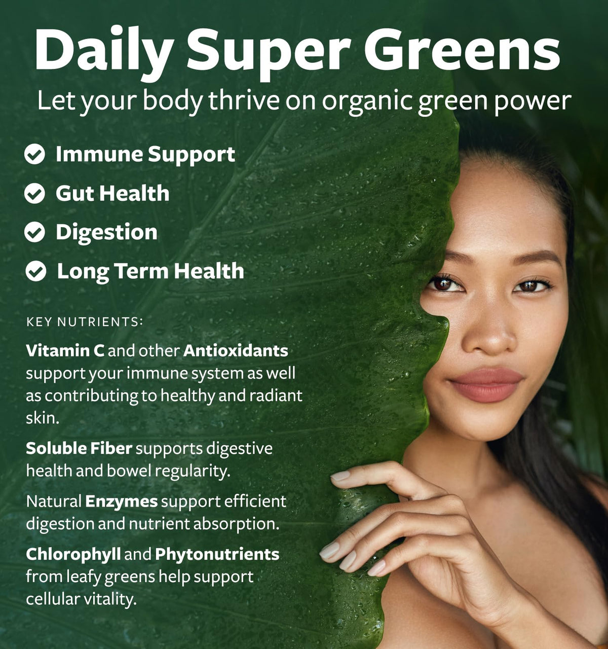 Super Greens & Antioxidants (2-Month Supply) Antioxidant Power Greens Bundle of Organic Super Greens Powder - Complete Superfood (120 Capsules) & Super Antioxidants - Powerful Superfood (120 Capsules) - Maple Wellness Supplements