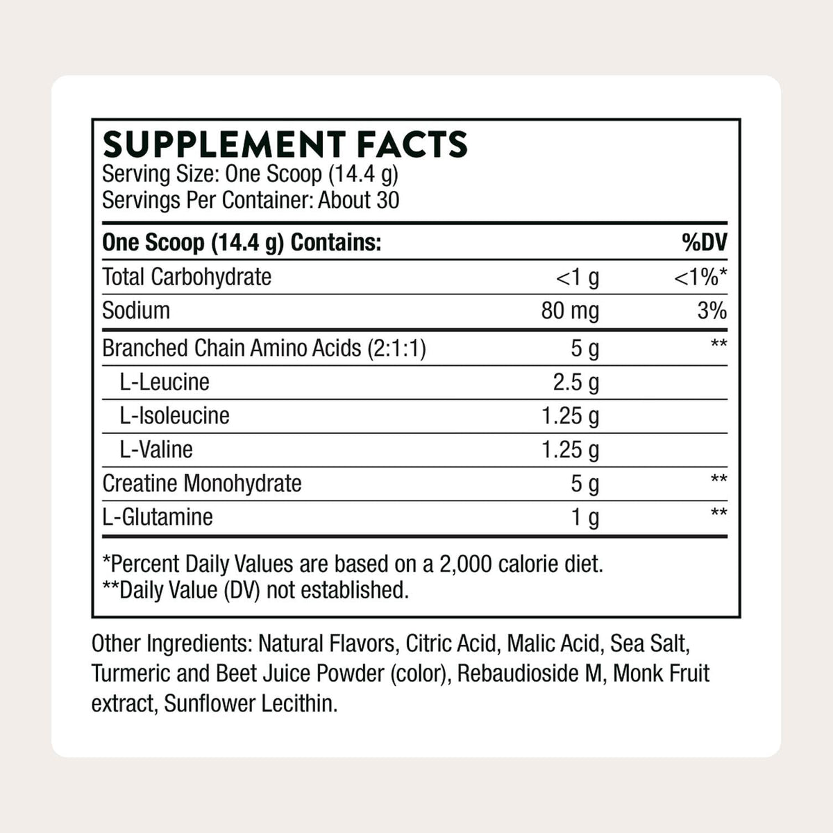 THORNE - Creatine + BCAAs - Micronized Creatine Monohydrate + BCAA Powder - Support for Muscles, Exercise Endurance & Recovery* - for Women & Men - Peach Mango - NSF Certified for Sport - 30 Servings - Maple Wellness Supplements