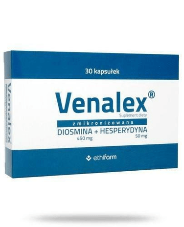 Buy Venalex 30 capsules 450 mg diosmin+ 50 mg For Strong heart, Fatigue, Varicose Veins And Swelling - Vitaza UK Supplements UK