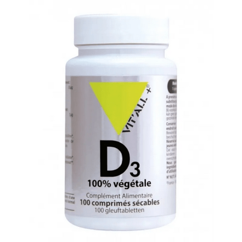 Buy Vitamine D3 végétale 20 microg 100 comprimés VIT'ALL+ - Vitaza UK Supplements UK