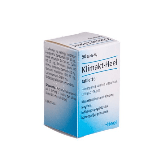 2x 50 Klimakt-Heel Homeopathic Tablets, 100 tabs, climacteric disorders. - Maple Wellness Supplements