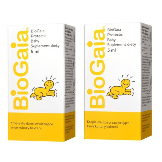 Buy ​2x BioGaia Probiotics Drops Vit D3 for Baby Infants Newborn and Kids 2×5ml - Vitaza UK Supplements UK