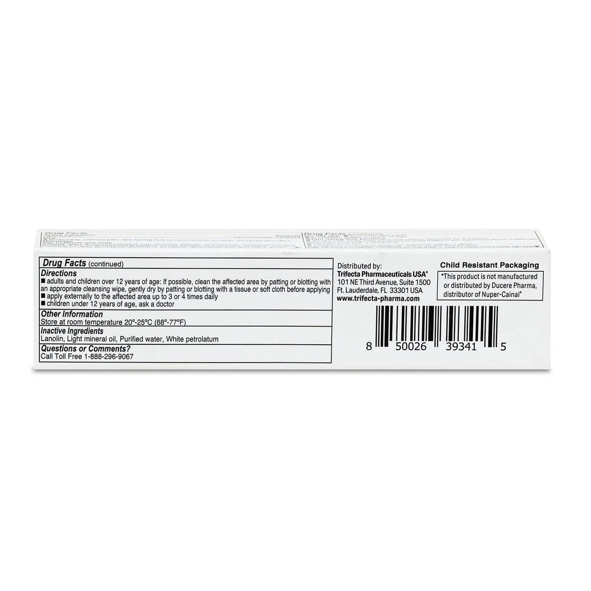 (3 Pack) Globe Dibucaine 1% Hemorrhoid Treatment Ointment - 1 Oz Rapid Numbing Relief, Hemorrhoid Treatment from Itch and Burn - Maple Wellness Supplements