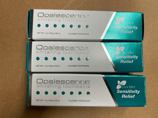 Buy ​3 x Opalescence Sensitivity Relief Whitening Toothpaste Travel Size 20ML - Vitaza UK Supplements UK