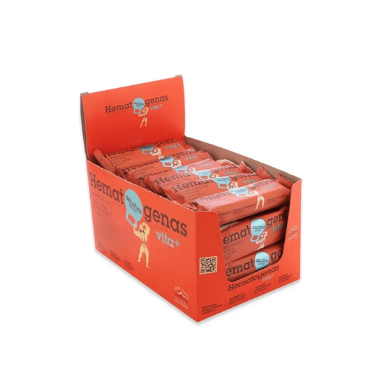 Buy ​36x Hematogen Vita + 40g - Dark Chocolate Glazed - Full Box - 36x40g - Vitaza UK Supplements UK