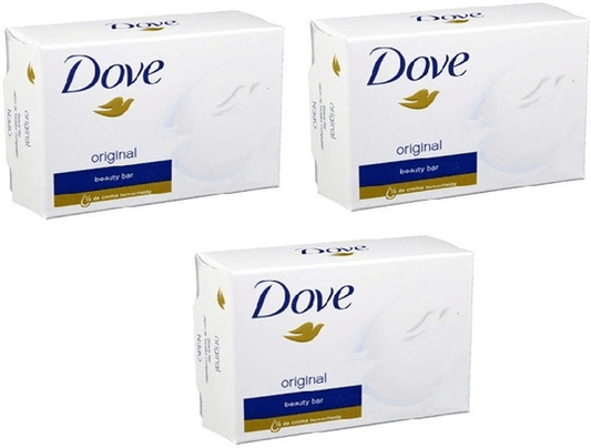 3x White Moisturizing Cream Beauty Bar Dove 90g / 3.75 Oz (Pack of 3) - Maple Wellness Supplements
