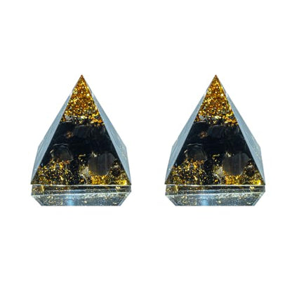 Mini Natural Crystal Pyramid Energy Generator Quartz Amethyst Reiki Healing Crystal Chakra
