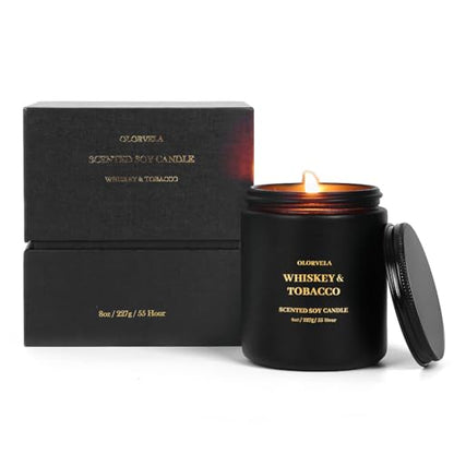 olorvela Scented Candles for Men Candles for Home Scented Candles Gifts for Women and Men 8oz