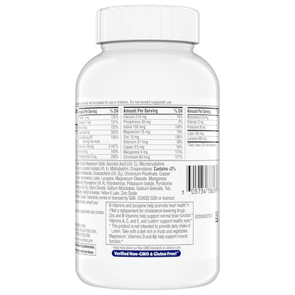 Buy supplements Centrum Minis Silver Multivitamin for Men 50 Plus, Multivitamin/Multimineral Supplement, Vitamin D3, B-Vitamins and Zinc, Non-GMO Ingredients, Supports Memory - Vitaza UK Supplements UK