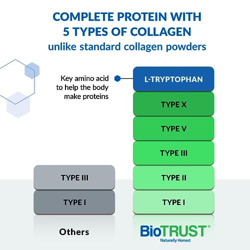 BioTrust Ageless Multi Collagen Peptides Powder – 5 Types (I, II, III, V, X) – Hydrolyzed BioTrustBuy Supplements Australia