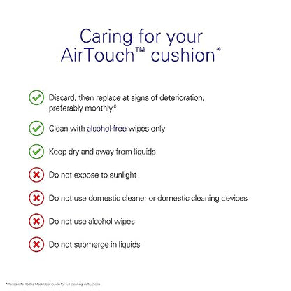 ResMed AirTouch F20 Full Face Replacement Cushion - Large ResMedBuy Supplements Australia