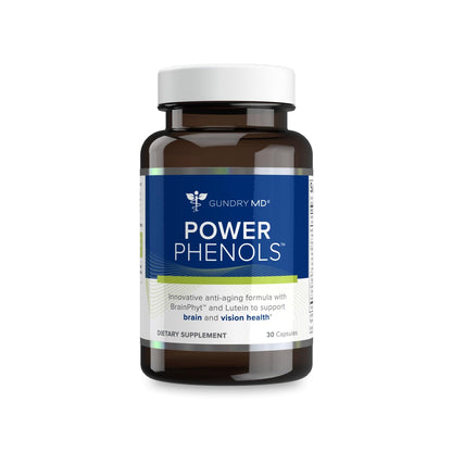 Buy supplements Gundry MD Power Phenols Brain Health Supplement for Cognition, Focus, Motivation, Productivity, and Energy - (30 Servings) - Vitaza UK Supplements UK