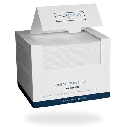 Clean Skin Club Clean Towel XL, 100% USDA Biobased Dermatologist CLEAN SKIN CLUBBuy Supplements Australia