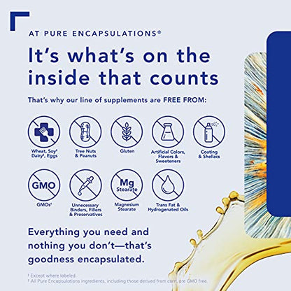 Pure Encapsulations Ascorbic Acid Capsules | Vitamin C Supplement