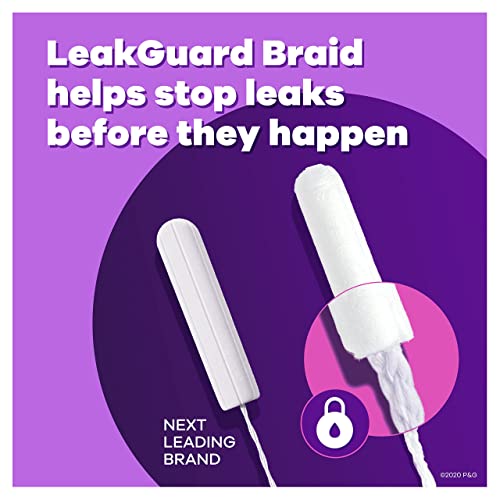 Tampax Radiant Tampons Multi Pack with LeakGuard Braid, Light/Regular Absorbency, Unscented, 26 Count TampaxBuy Supplements Australia