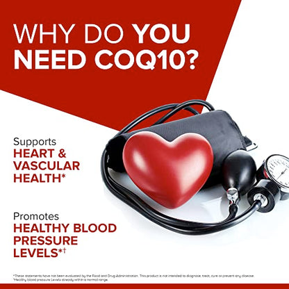 Qunol CoQ10 100mg Softgels, Ultra CoQ10 100mg, 3x Better Absorption, Antioxidant QunolBuy Supplements Australia