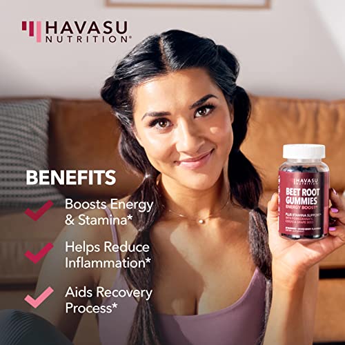Beet Root Gummies with COQ10 Energy Supplement | Nitric Oxide Supplement for Healthy HAVASU NUTRITIONBuy Supplements Australia