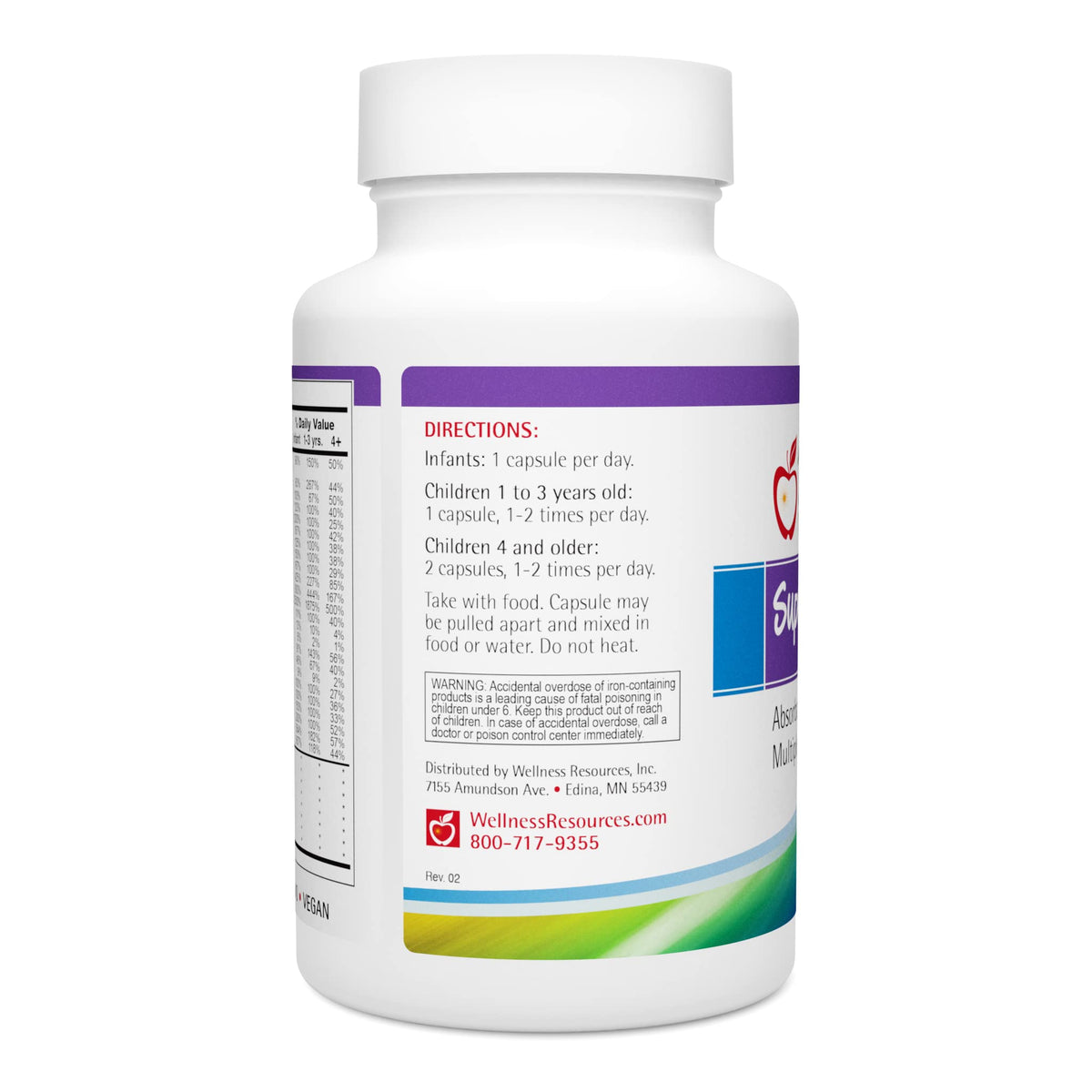 Buy supplements Super Mini-Multi - Children's Multivitamin Swallowable Capsules with Methyl Folate, Methyl B12 and Coenzyme B Vitamins for Growth - Vitaza UK Supplements UK