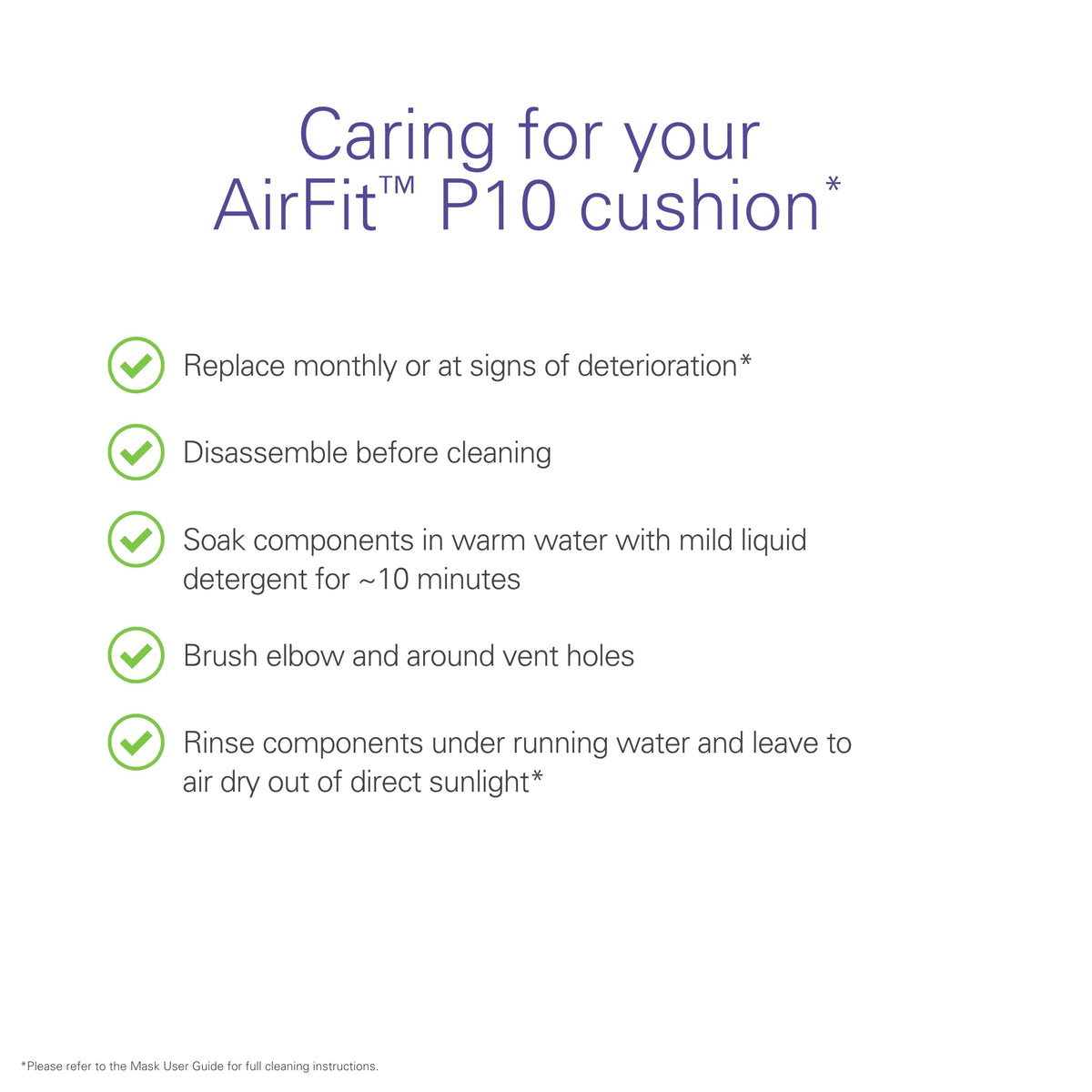 ResMed AirFit P10 Nasal Pillow Replacement Cushion - Medium ResMedBuy Supplements Australia