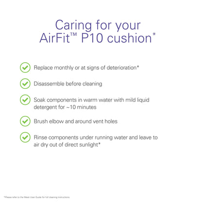 ResMed AirFit P10 Nasal Pillow Replacement Cushion - Medium ResMedBuy Supplements Australia