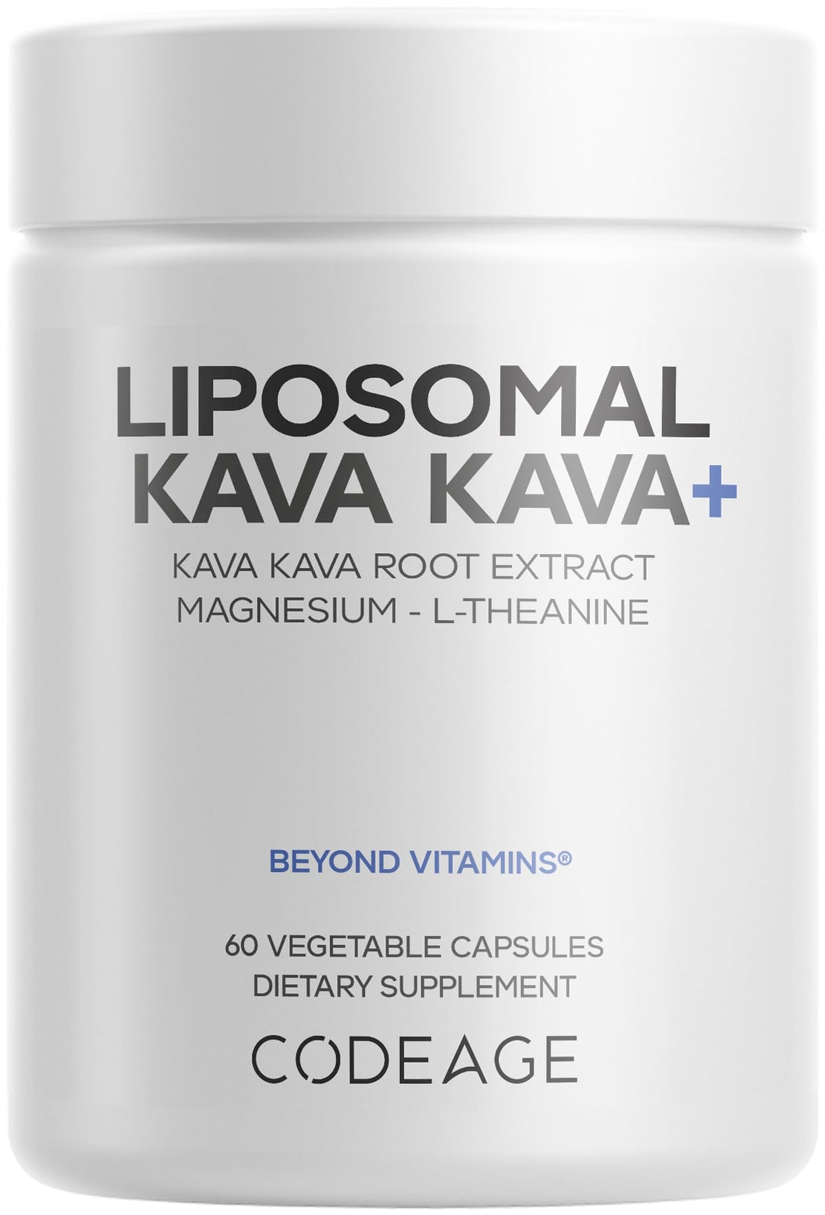 Buy supplements Codeage Liposomal Kava Kava+ Supplement - 500 mg 30% Kavalactones with Magnesium Glycinate - Magnesium Oxide - L-Theanine - Liposomal Delivery - Vitaza UK Supplements UK