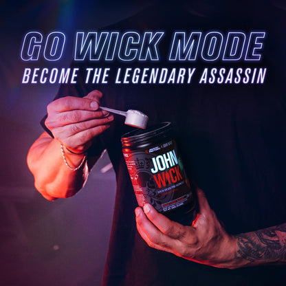 Buy supplements Jacked Factory X John Wick - Wick Mode Pre Workout Powder - Intense Energy, Battle-Ready Focus, Unstoppable Commitment, and Sheer Will - Vitaza UK Supplements UK