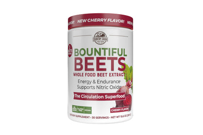 Buy supplements Country Farms Bountiful Beets, Wholefood Beet Extract Superfood, Helps Support Healthy Circulation and Promote Energy - Vitaza UK Supplements UK