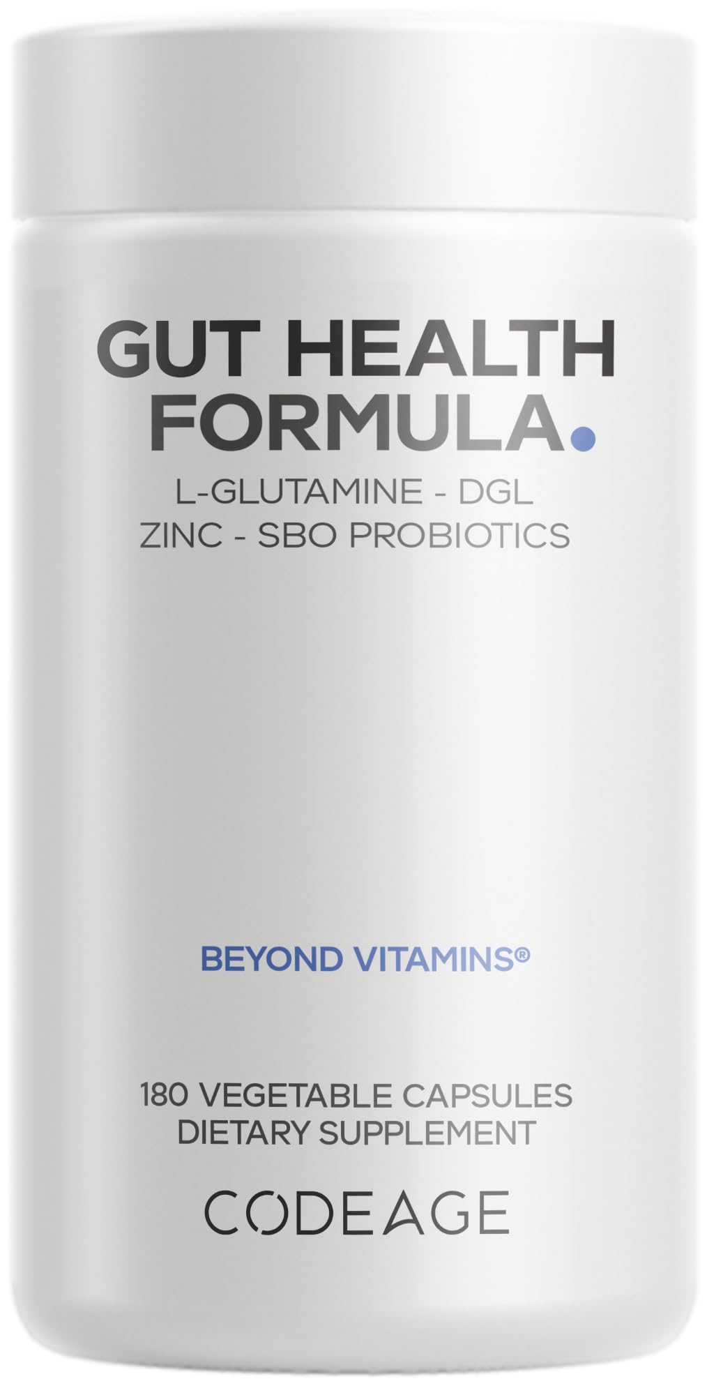 Buy supplements Codeage Gut Health Supplements Vegan Formula - L Glutamine, Zinc, Turkey Tail Mushroom Powder, Tonic Mushroom, Maitake, Micro Algae, Mineral, Vitaza UK Supplements UK