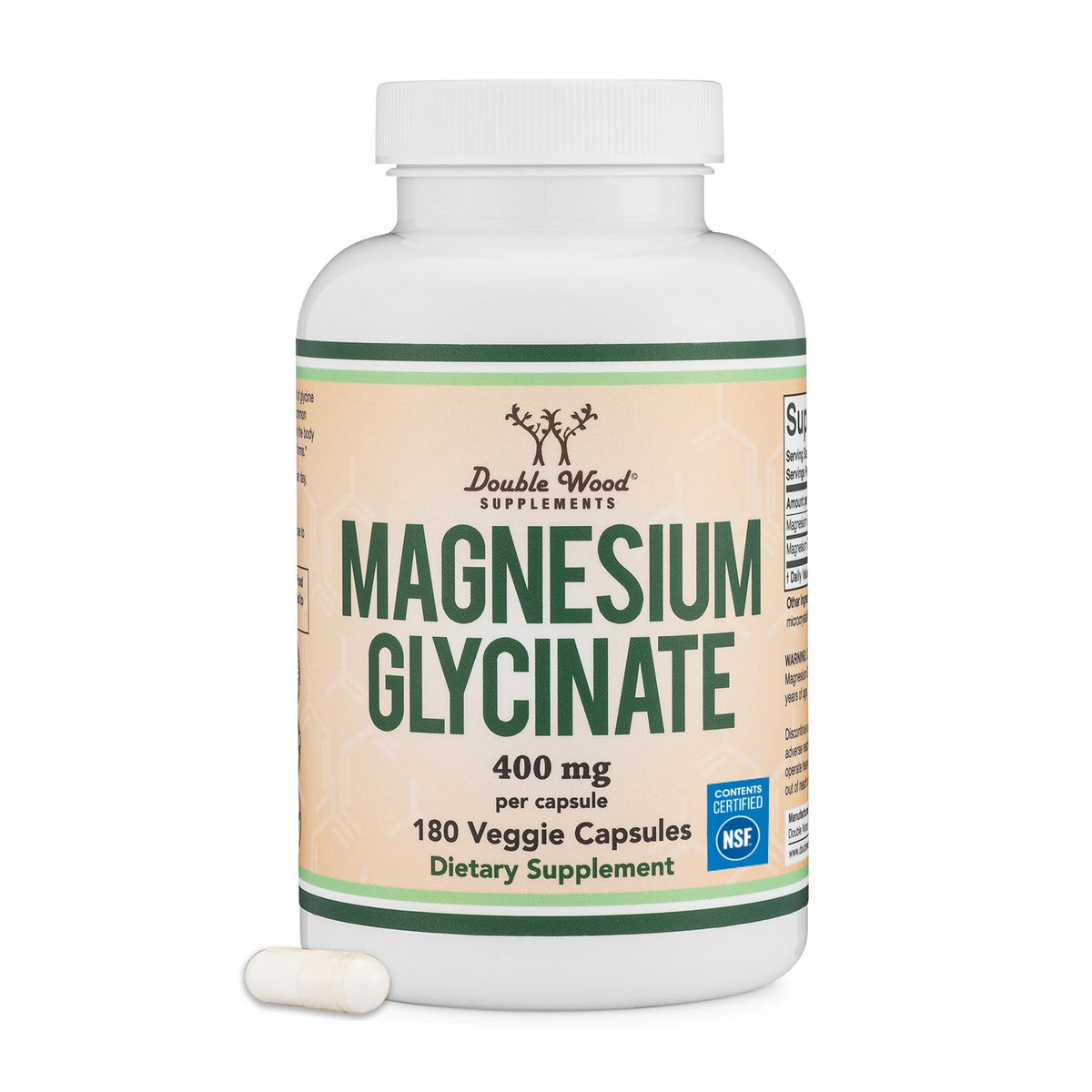 Buy supplements Magnesium Glycinate 400mg | 180 Capsules | Sleep, Muscle, & Heart Support | Vegan, Third Party Tested, Gluten Free - Vitaza UK Supplements UK