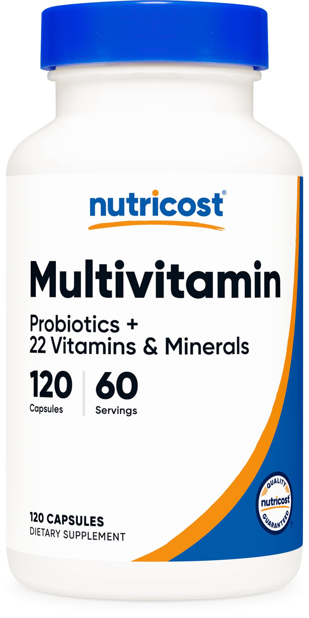 Buy supplements Nutricost Multivitamin with Probiotics 120 Vegetarian Capsules - Packed with Vitamins & Minerals - Vitaza UK Supplements UK