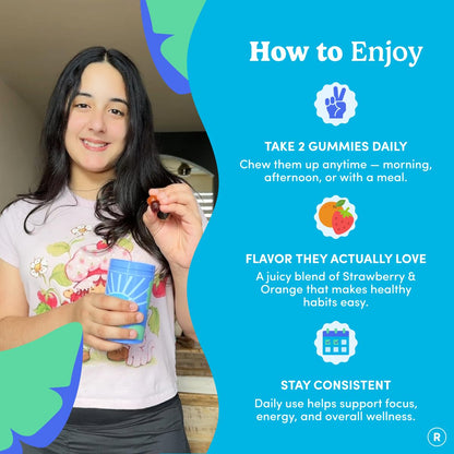 Buy supplements FIRST DAY Vitamins for Teens - Teen Multi Vitamins for Girls & Boys 12-17, Organic Fruit & Veggie Blend - 12 Key Nutrients: Vitamins A - Vitaza UK Supplements UK