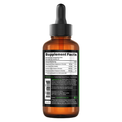 Buy supplements Upgraded Formulas Upgraded Charge Optimal Electrolyte Blend with Liquid Nano Minerals Dietary Supplement, 4 Fluid Ounces - Vitaza UK Supplements UK