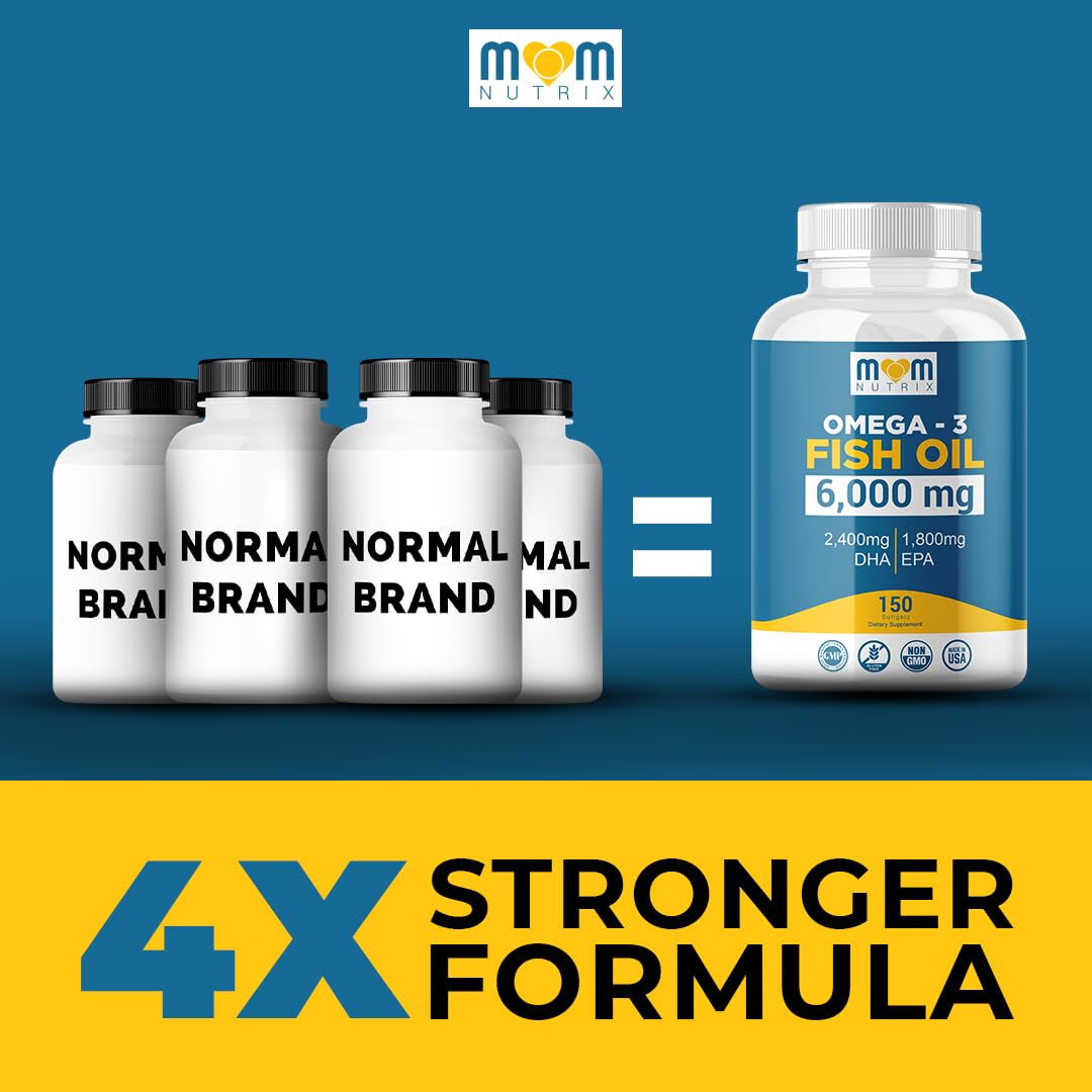 Buy supplements Omega 3 Fish Oil with Maximum EPA DHA - Supports Brain, Liver, Heart & Immunity - Made in The USA - 150 Softgels - Vitaza UK Supplements UK