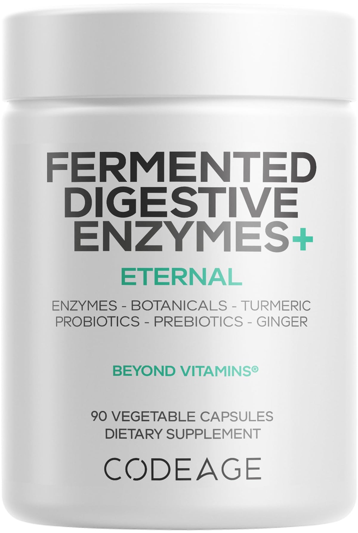 Buy supplements Codeage Fermented Digestive Enzymes Supplement 3-Month Supply - 14 Digestive Enzymes, Probiotics, Prebiotics, Fermented Botanicals - Vitaza UK Supplements UK