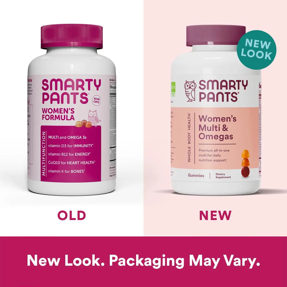 SmartyPants Teen Guy Multivitamin Gummies: Omega 3 Fish Oil (EPA/DHA) & Women's Multivitamin Gummies: Omega 3 Fish Oil (EPA/DHA) SmartyPants