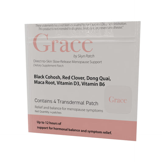 Skyn Patch Grace Transdermal Wellness Patch – Plant Based Daily Adaptogens & Nutrient Support | Transdermal Patch Delivery | 4-Night Pack Skyn PatchBuy Supplements Australia