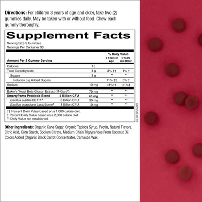 SmartyPants Kids Probiotic Immunity Gummies: Prebiotics & Probiotics for Digestive Health & Women's Multivitamin Gummies: Omega 3 Fish Oil (EPA/DHA) SmartyPantsBuy Supplements Australia
