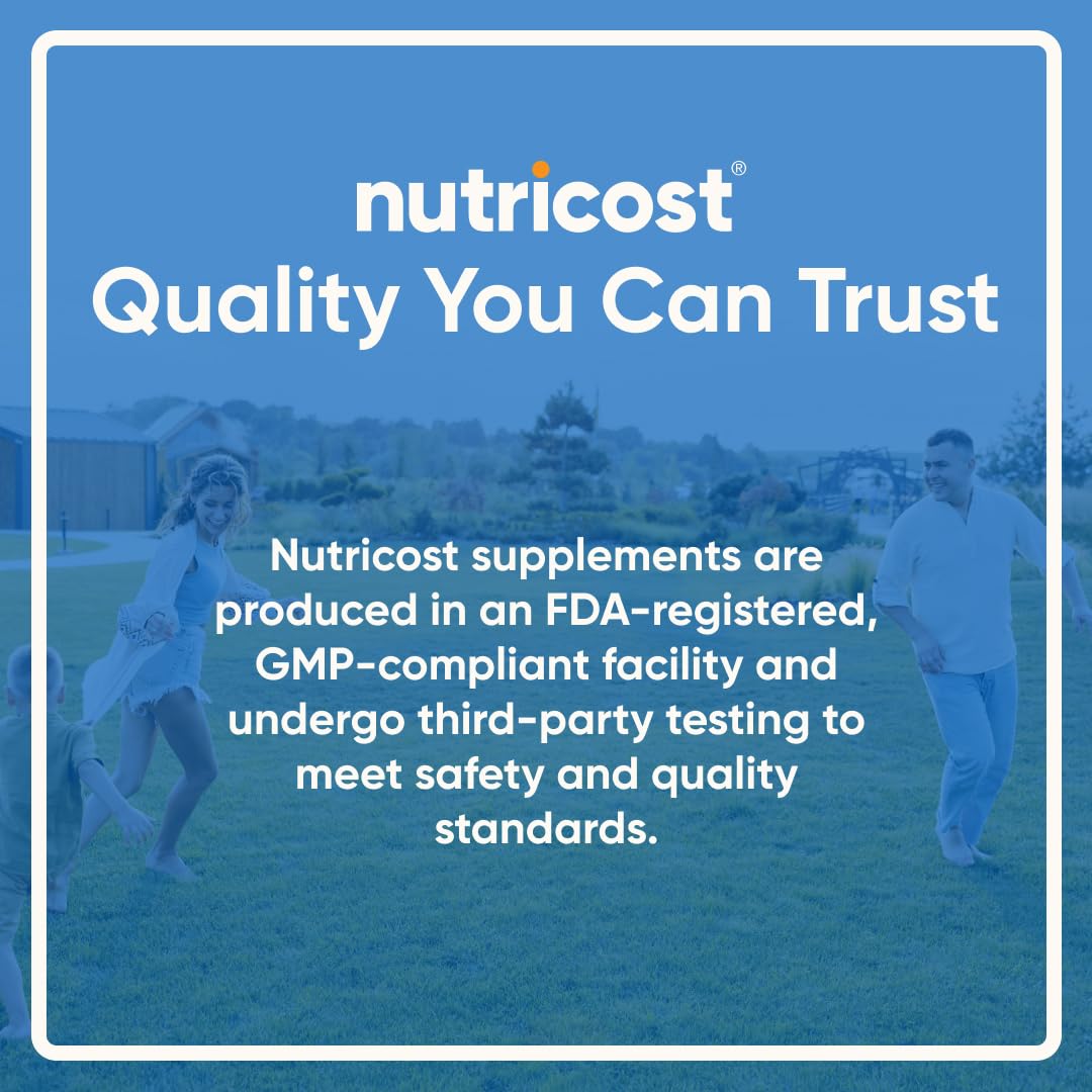 Buy supplements Nutricost Magnesium Glycinate Capsules (180 Capsules, 210 mg Per Serving) - Magnesium Glycinate Supplement for Gentle Absorption - Vitaza UK Supplements UK
