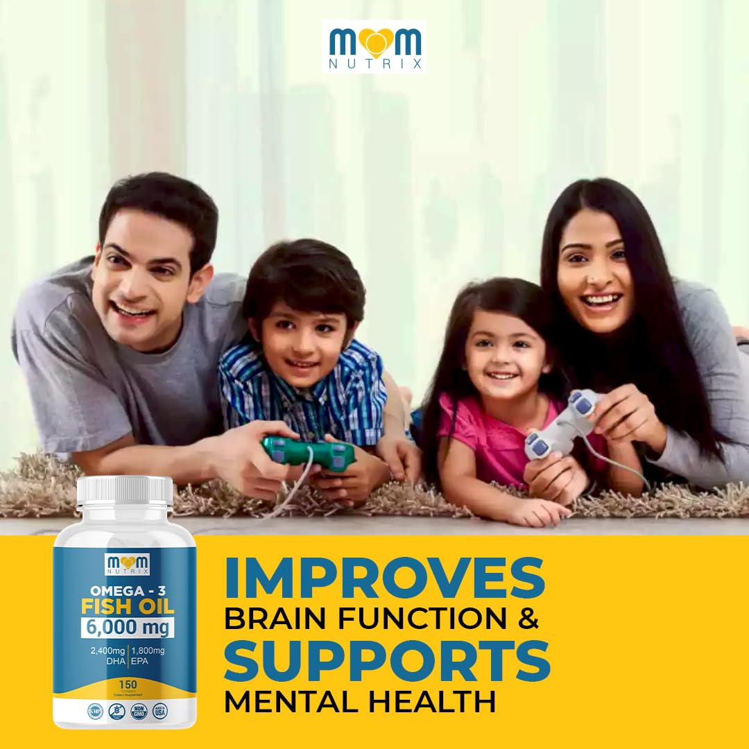 Buy supplements Omega 3 Fish Oil with Maximum EPA DHA - Supports Brain, Liver, Heart & Immunity - Made in The USA - 150 Softgels - Vitaza UK Supplements UK