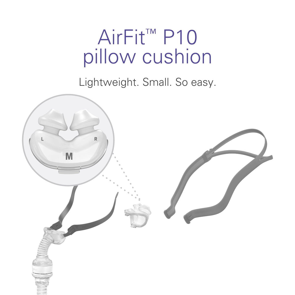 ResMed AirFit P10 Nasal Pillow Replacement Cushion - Medium ResMedBuy Supplements Australia