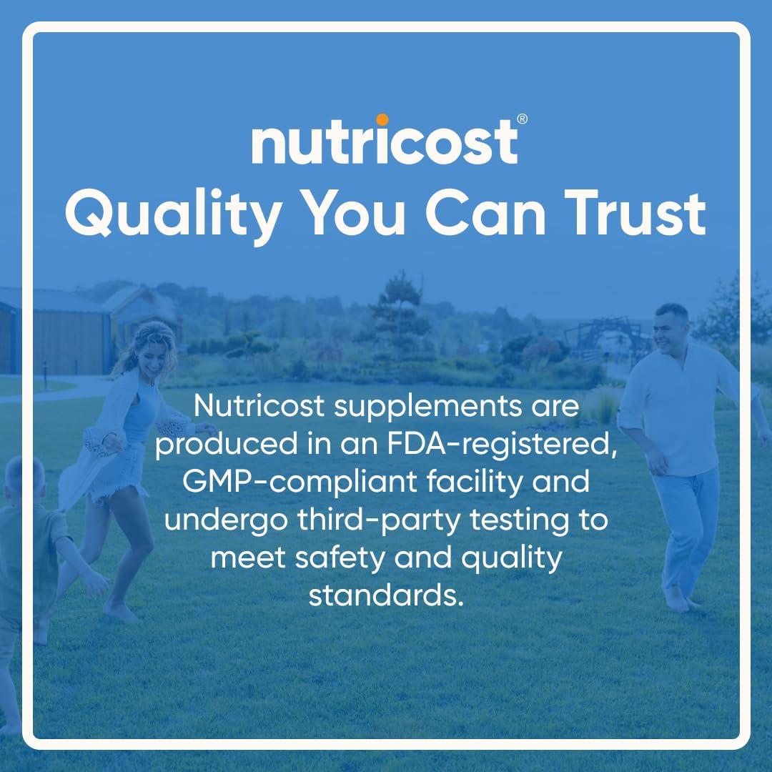 Buy supplements Nutricost N-Acetyl L-Cysteine (NAC) 600mg, 180 Capsules - Non-GMO, Gluten Free - Vitaza UK Supplements UK