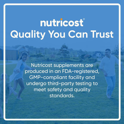 Buy supplements Nutricost N-Acetyl L-Cysteine (NAC) 600mg, 180 Capsules - Non-GMO, Gluten Free - Vitaza UK Supplements UK
