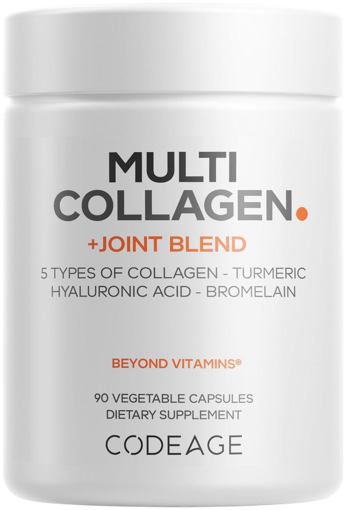 Buy supplements Codeage Multi Collagen Protein + Joint Blend Supplement, Hyaluronic Acid, Bromelain, Turmeric, Ginger, Boswellia, Astaxanthin - Hydrolyzed Bovine Collagen - Vitaza UK Supplements UK