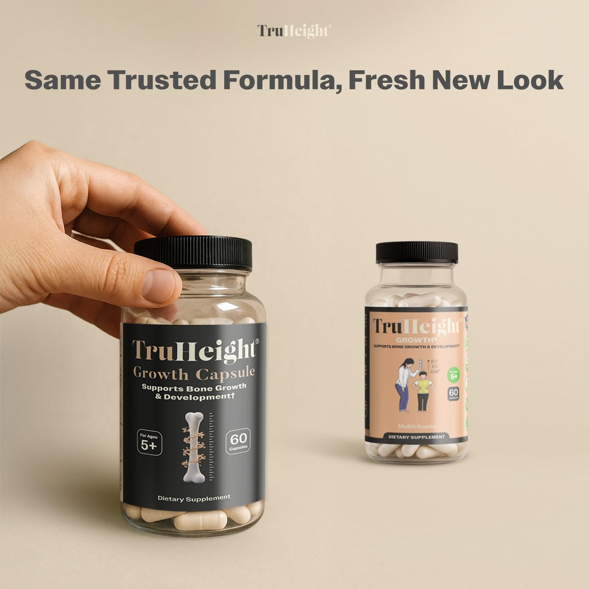 Buy supplements TruHeight Growth Capsules - Tall Nutrition for Natural Growth Supplement for Kids & Teens - Pediatric Vitamin D, K, Calcium & Ashwagandha - Bone Strength - Vitaza UK Supplements UK