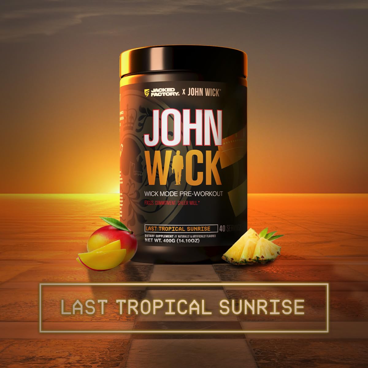 Buy supplements Jacked Factory X John Wick - Wick Mode Pre Workout Powder - Intense Energy, Battle-Ready Focus, Unstoppable Commitment, and Sheer Will - Vitaza UK Supplements UK