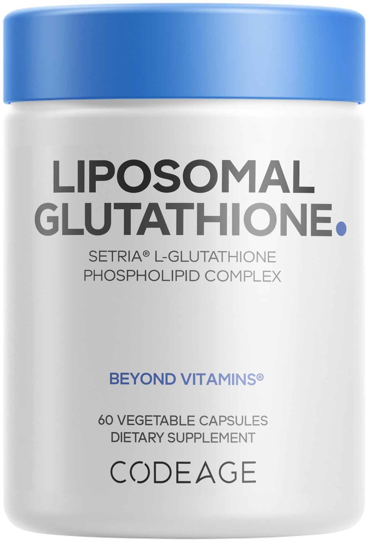 Buy supplements Codeage Liposomal Glutathione Supplement - Pure Reduced Setria L-Glutathione, Liposomal Delivery, Phospholipid Complex - Encapsulated Glutathione Powder Pills - Vitaza UK Supplements UK