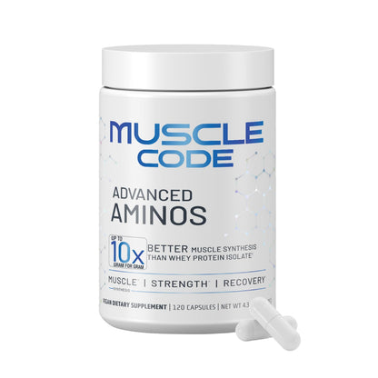 Buy supplements NAUTILUS Muscle Code Essential Amino Acid Capsules – Muscle Synthesis & Repair & Strength – Unflavored – 30 Servings – Clinically Studied - Vitaza UK Supplements UK